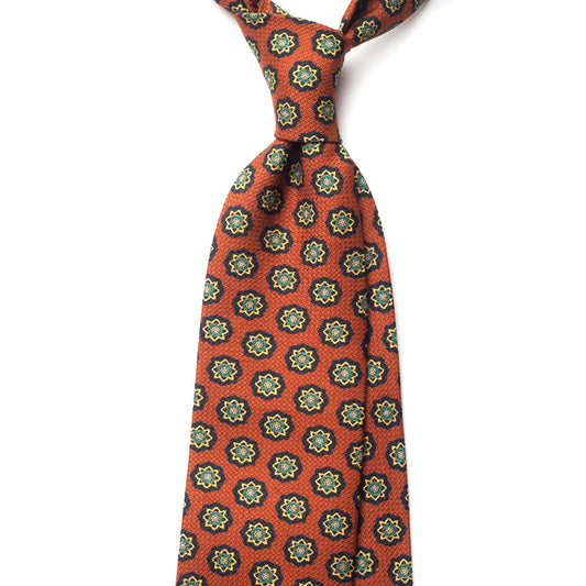 MEDALLION GARZA COTTON/LINEN TIE