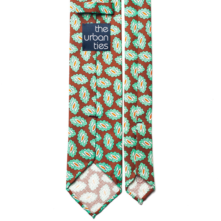 MEDALLION GARZA COTTON/LINEN TIE