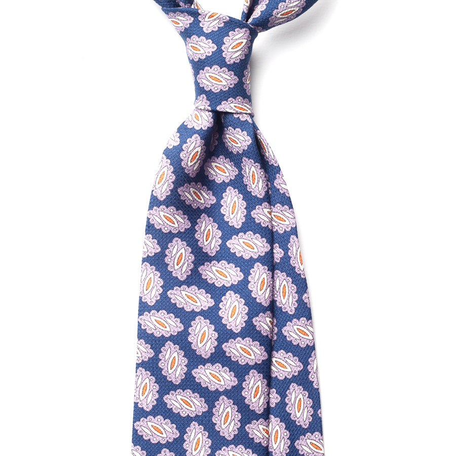 MEDALLION GARZA COTTON/LINEN TIE