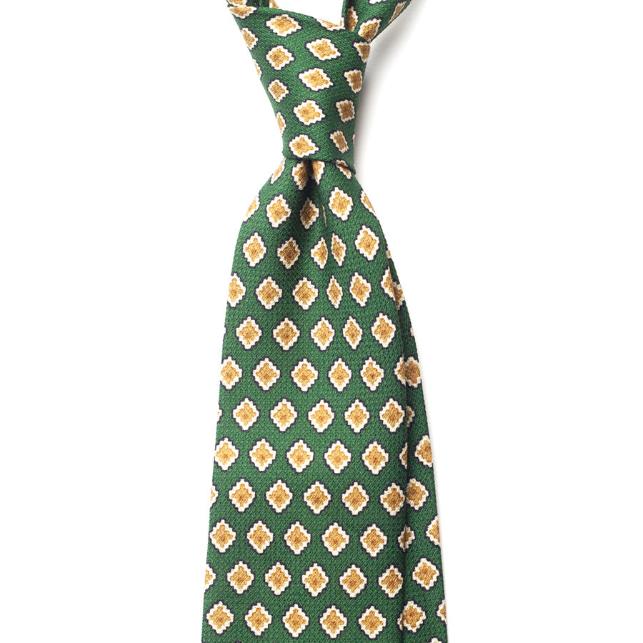 MEDALLION GARZA COTTON/LINEN TIE