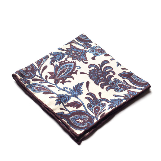 PAISLEY SILK POCKET SQUARE