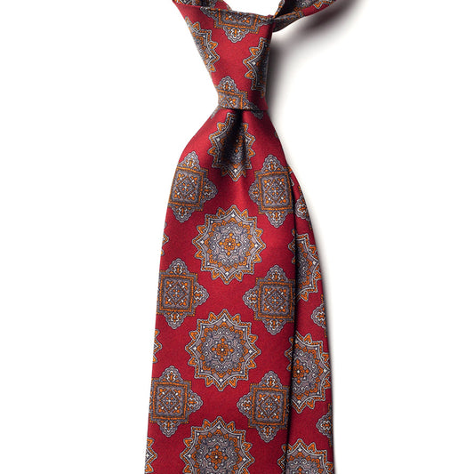 VINTAGE MEDALLION SILK TIE