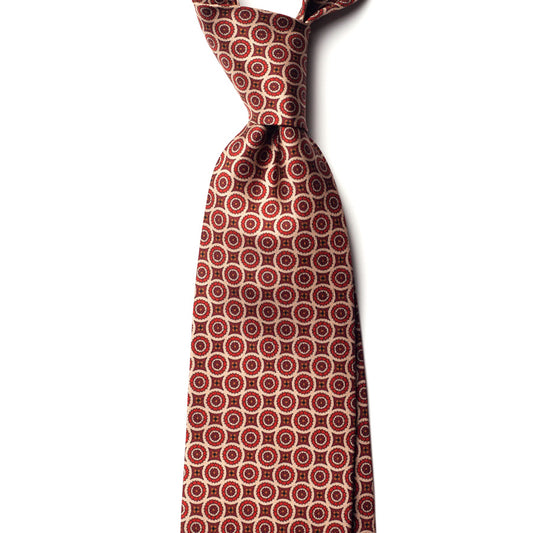 VINTAGE MEDALLION SILK TIE