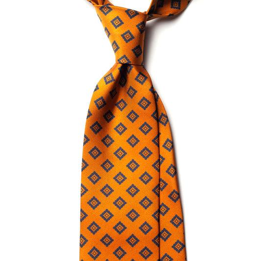 GEOMETRIC SILK TIE