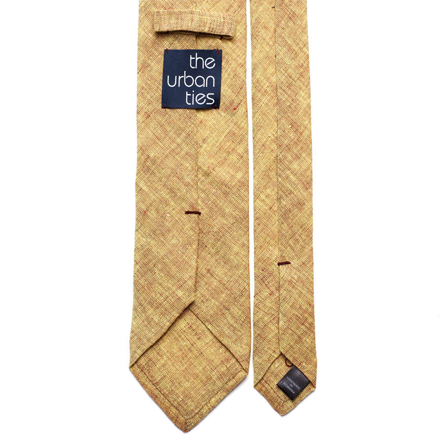 YELLOW LINEN TIE