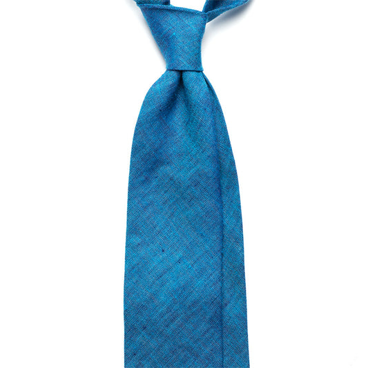 LIGHT BLUE LINEN TIE