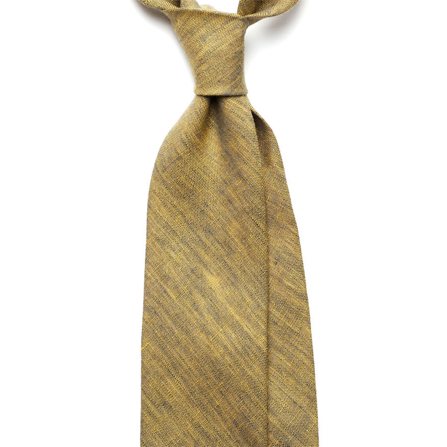 DARK YELLOW LINEN TIE