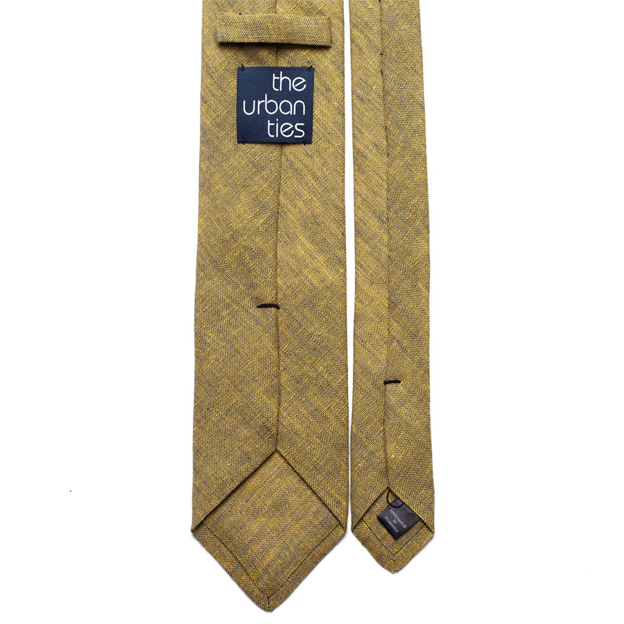 DARK YELLOW LINEN TIE