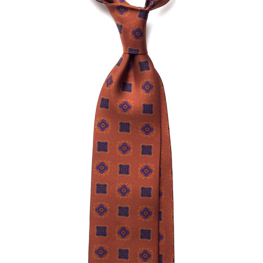 VINTAGE MEDALLION SILK TIE