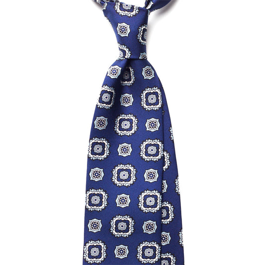 VINTAGE MEDALLION SILK TIE