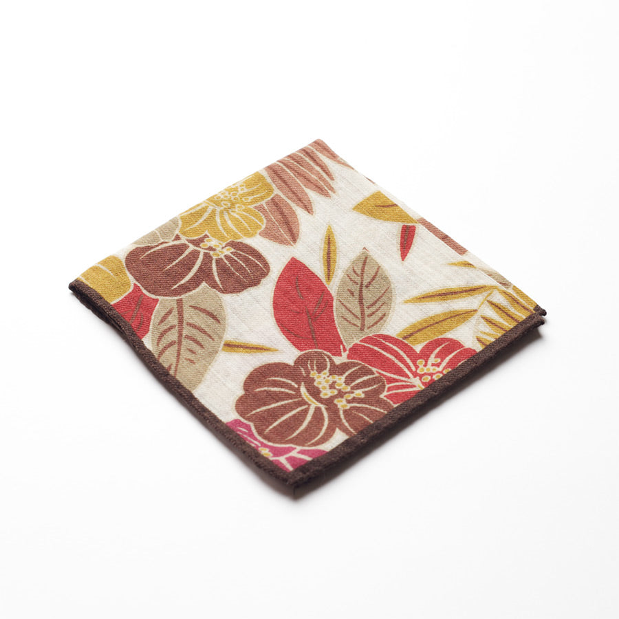 FLORAL CASHMERE POCKET SQUARE