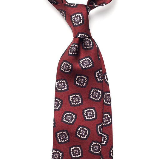 VINTAGE MEDALLION SILK TIE