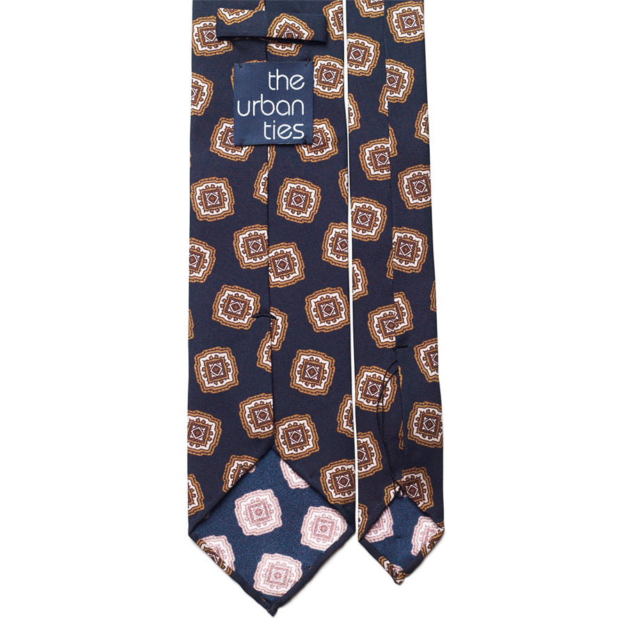 VINTAGE MEDALLION SILK TIE