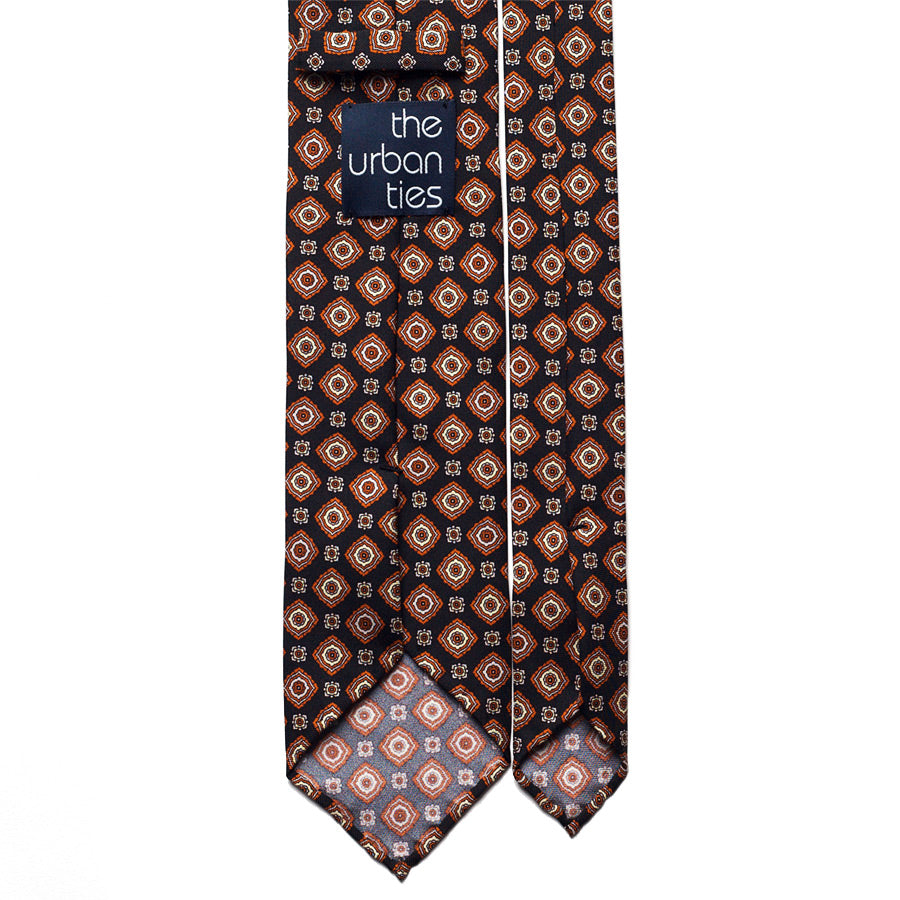 VINTAGE MEDALLION SILK TIE