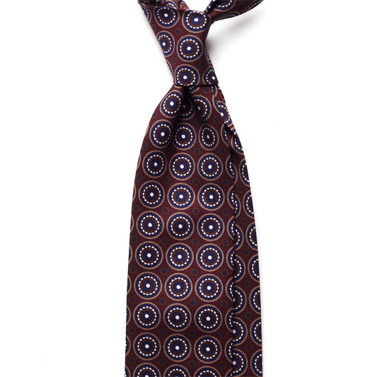 VINTAGE MEDALLION SILK TIE