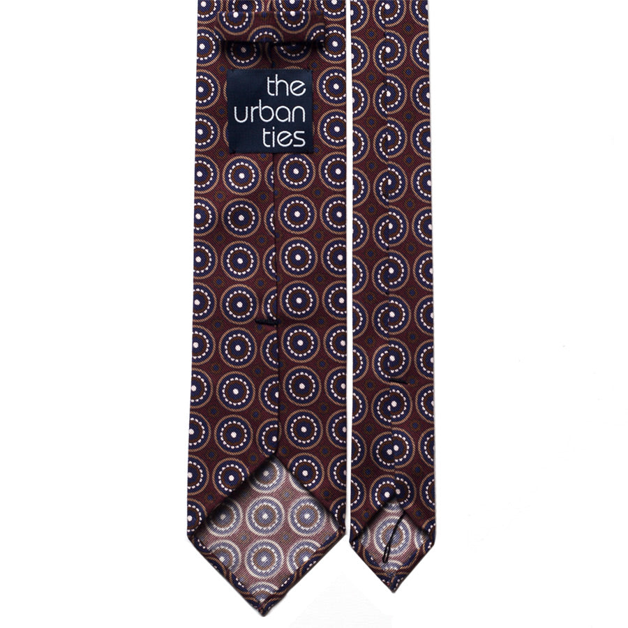 VINTAGE MEDALLION SILK TIE