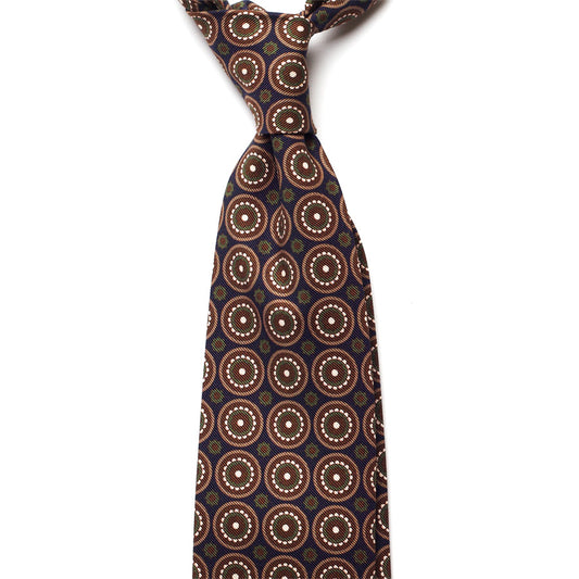 VINTAGE MEDALLION SILK TIE