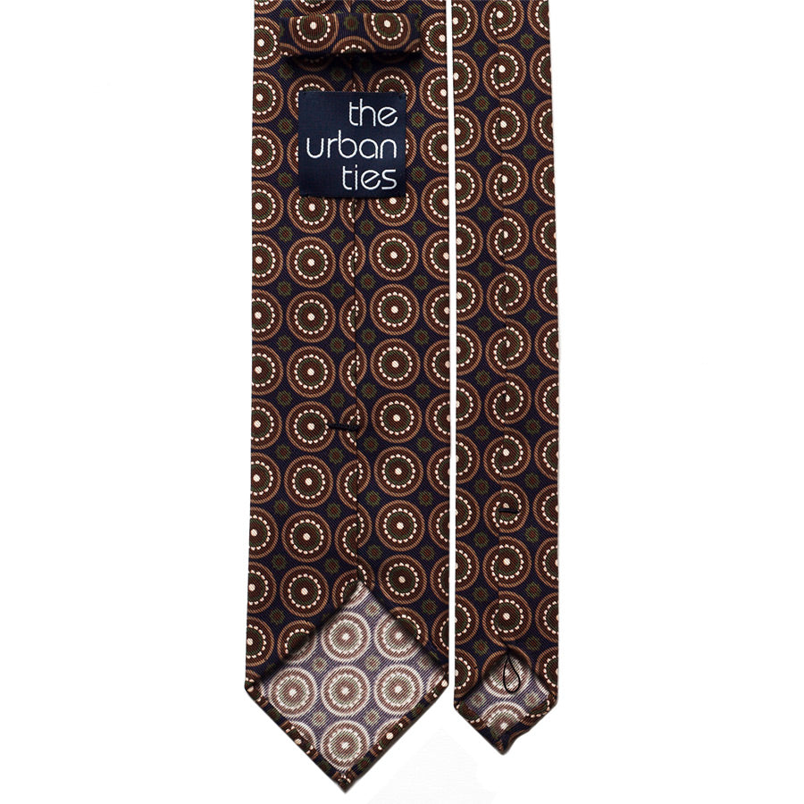 VINTAGE MEDALLION SILK TIE