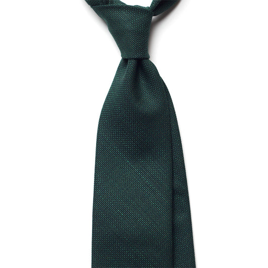 SOLID WOOL TIE - GREEN