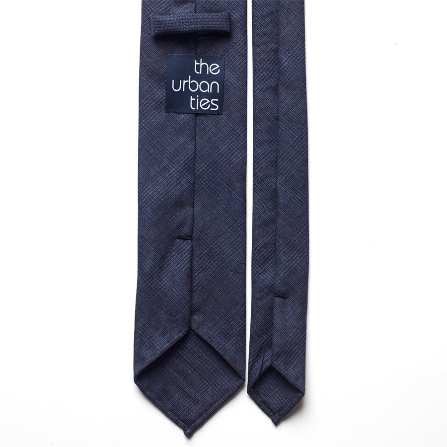 GLEN CHECK WOOL TIE