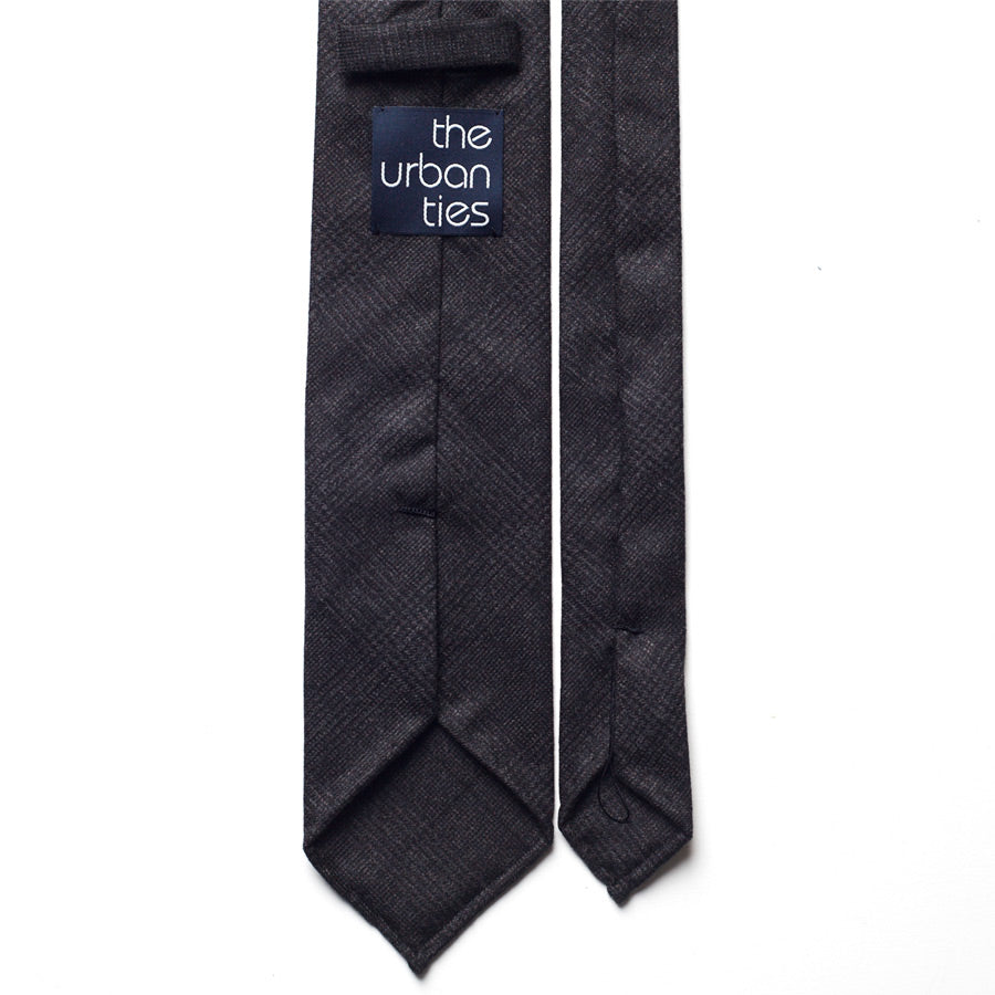 GLEN CHECK WOOL TIE