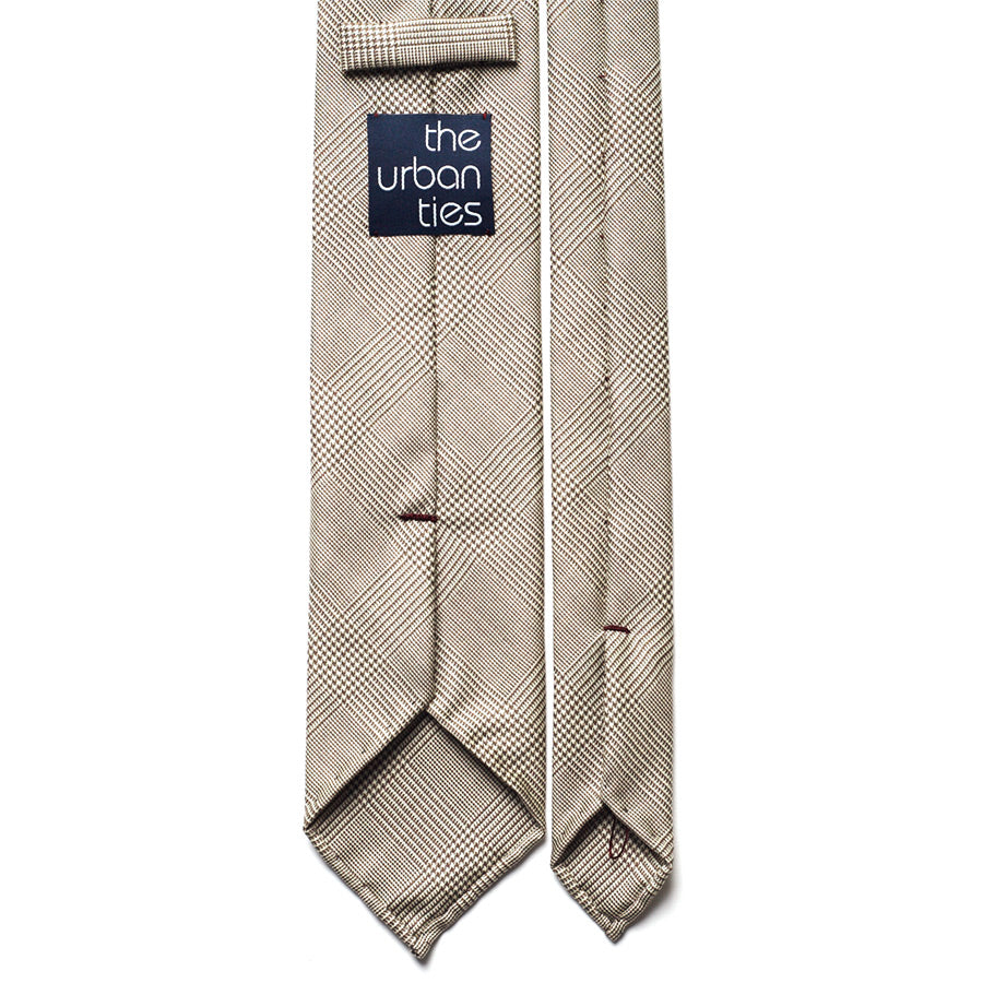 GLEN CHECK WOOL TIE