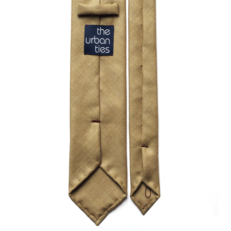 SOLID WOOL/SILK TIE