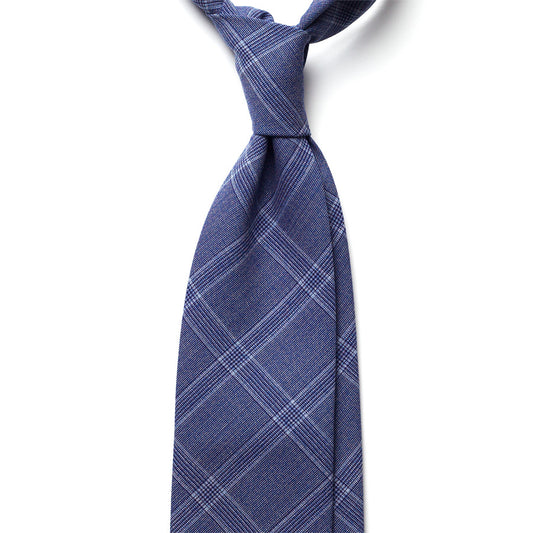 GLEN CHECK WOOL TIE