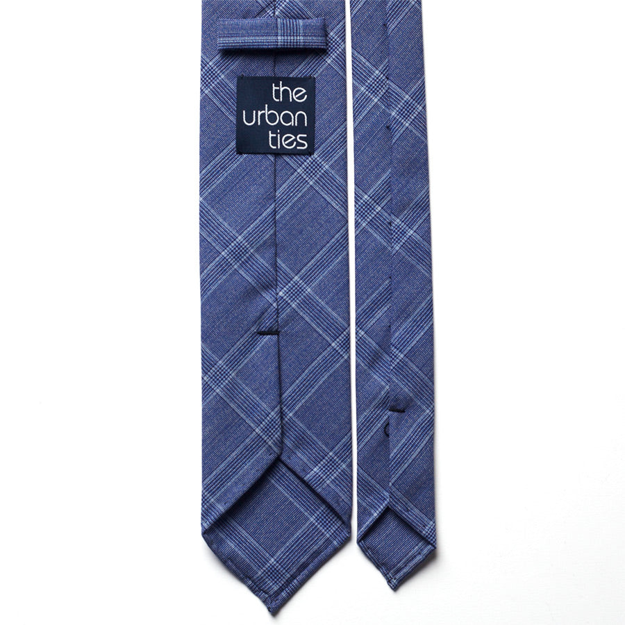 GLEN CHECK WOOL TIE