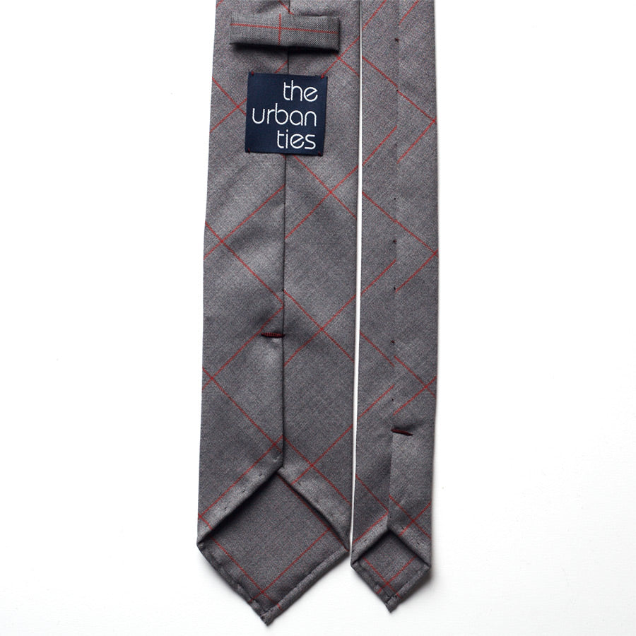 WINDOWPANE WOOL TIE