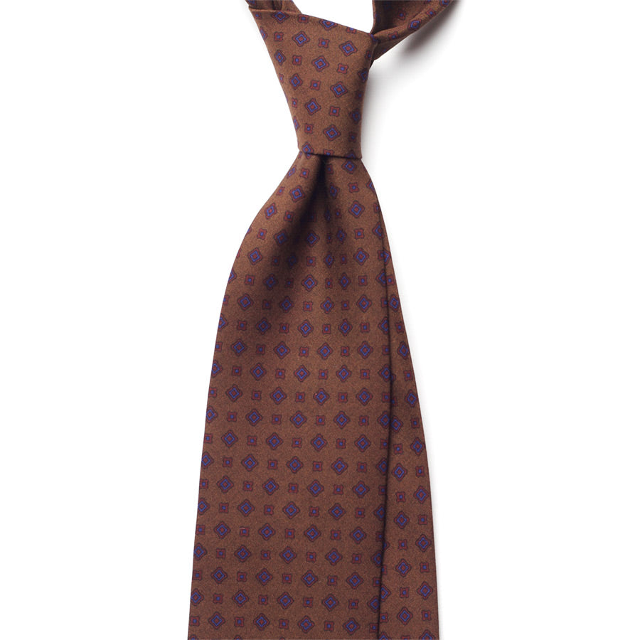 GEOMETRIC SILK TIE