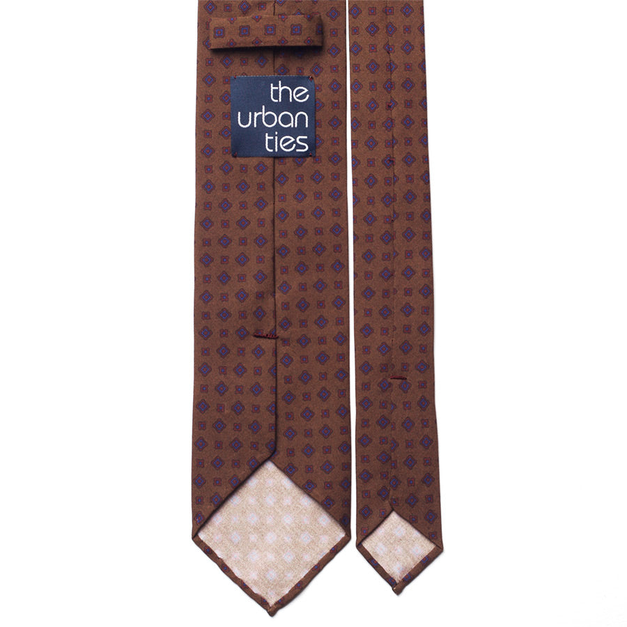 GEOMETRIC SILK TIE