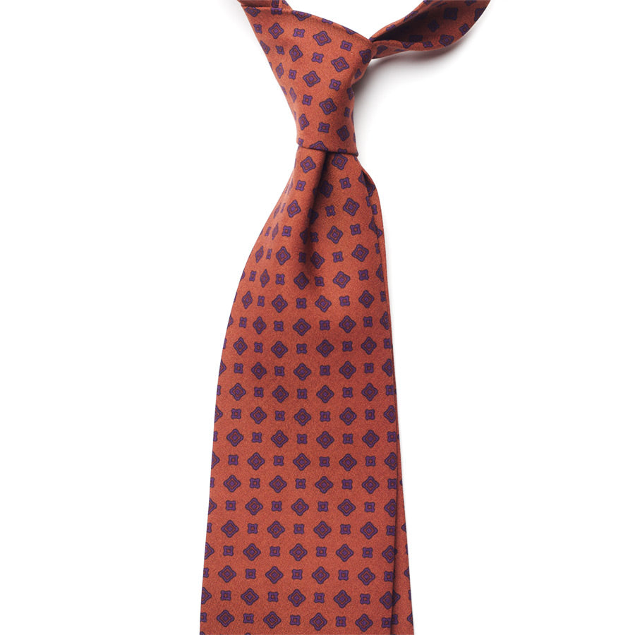 GEOMETRIC SILK TIE