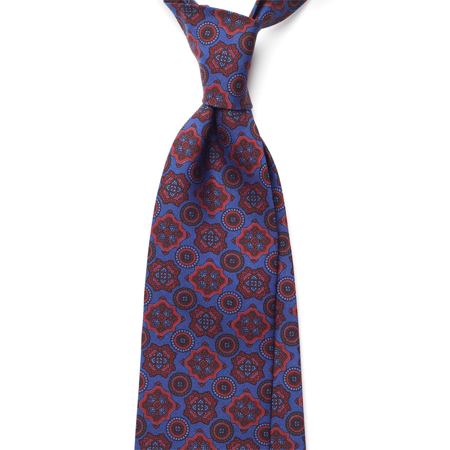 VINTAGE MEDALLION SILK TIE