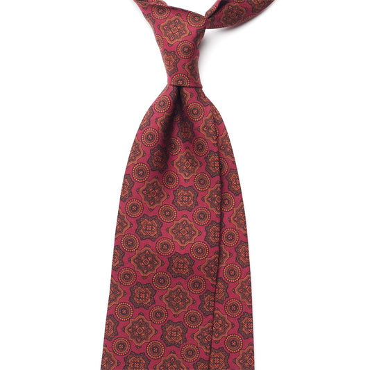 VINTAGE MEDALLION SILK TIE