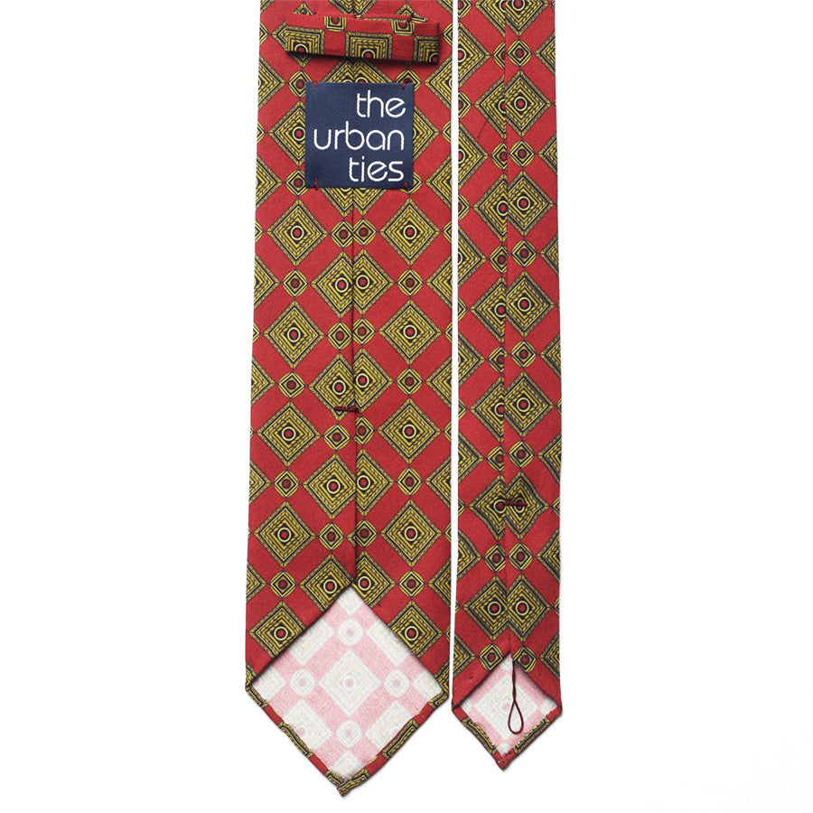 VINTAGE MEDALLION SILK TIE