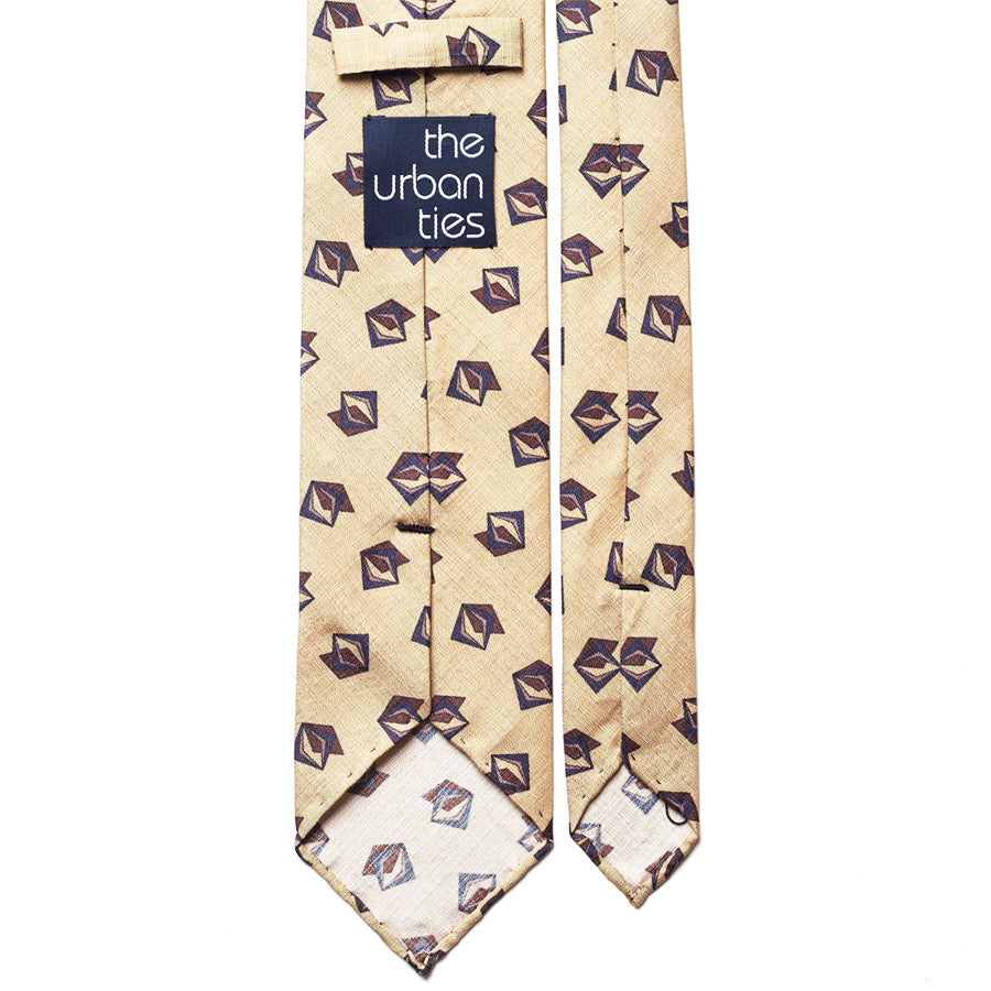 GEOMETRIC SILK TIE