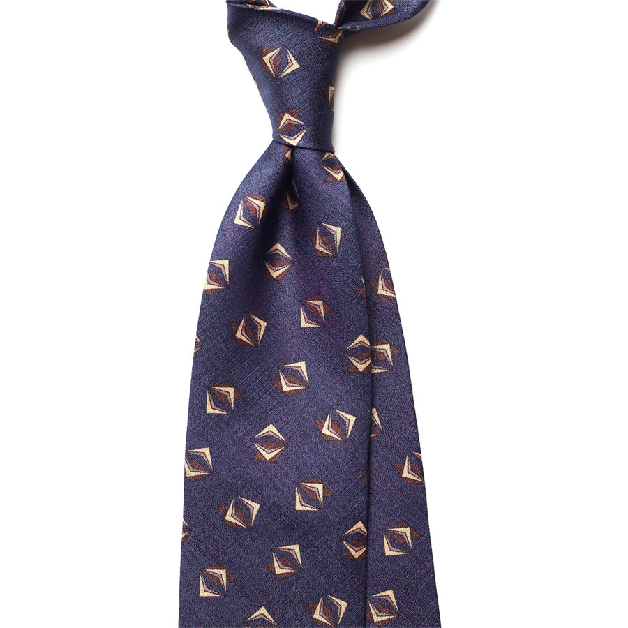 GEOMETRIC SILK TIE