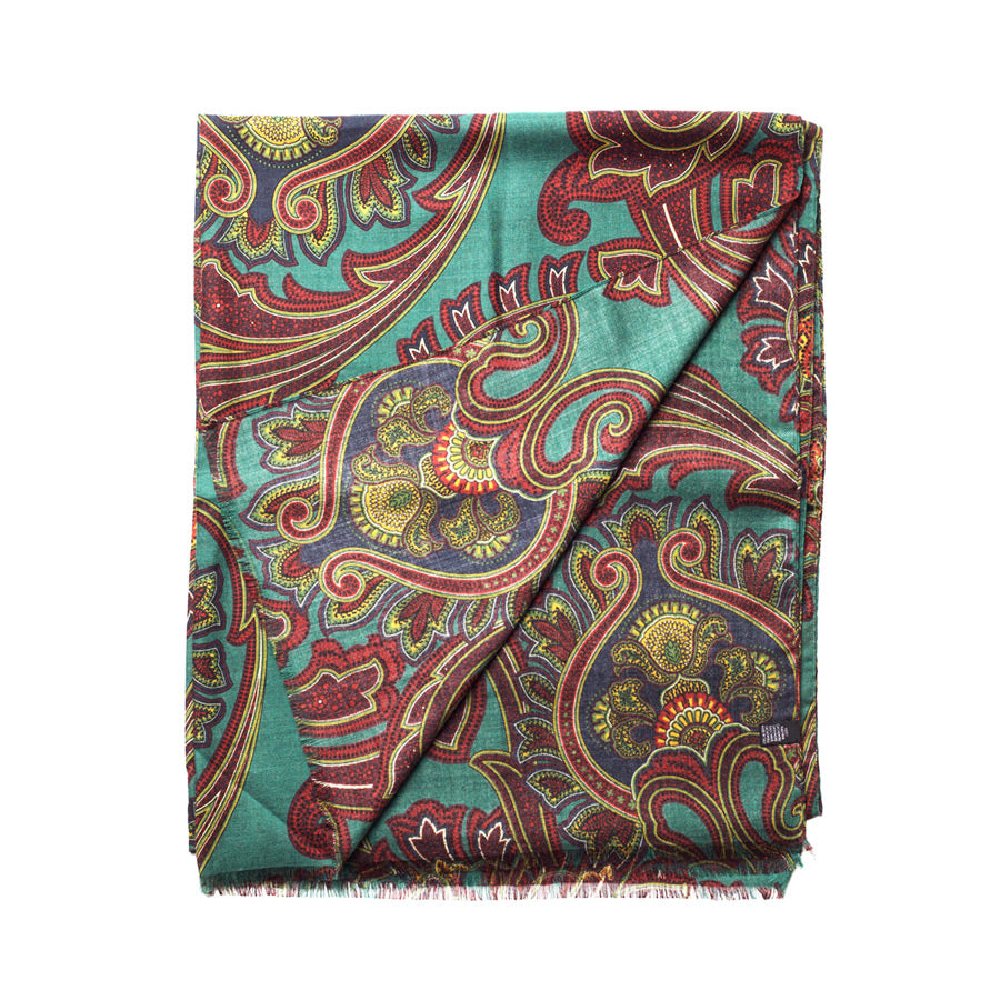 PAISLEY CASHMERE SCARF