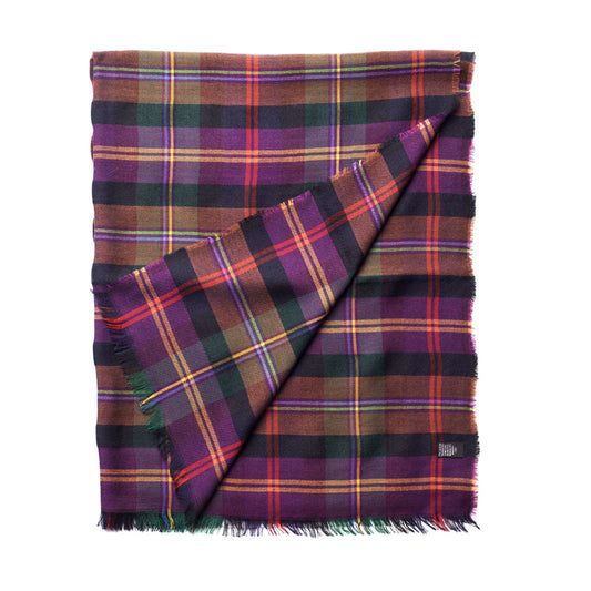 PLAID CASHMERE SCARF
