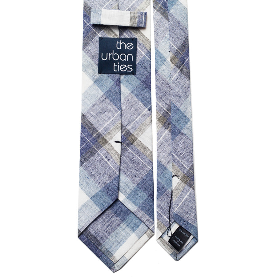 MADRAS CHECK LINEN TIE