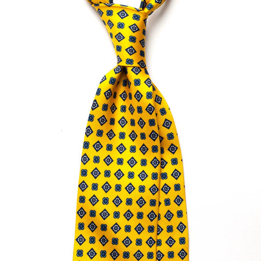GEOMETRIC SILK TIE