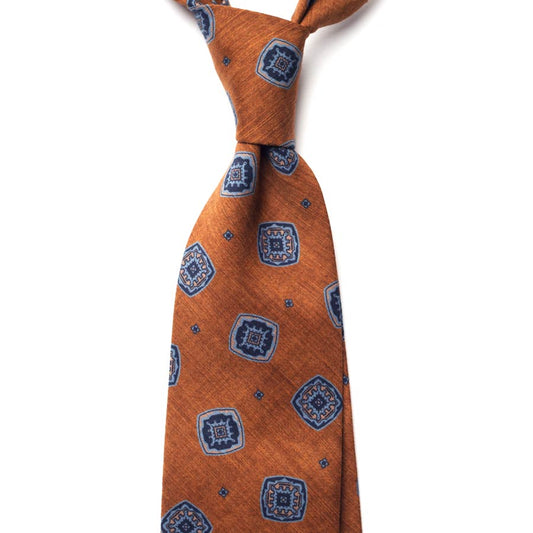 VINTAGE MEDALLION SILK TIE