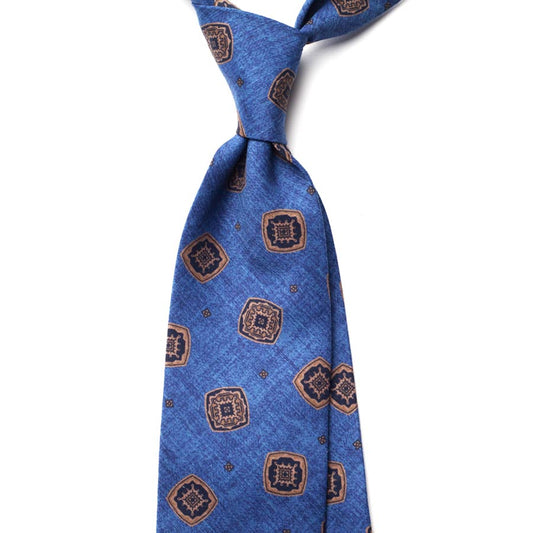 VINTAGE MEDALLION SILK TIE