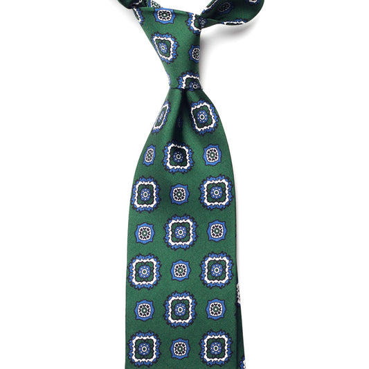 VINTAGE MEDALLION SILK TIE