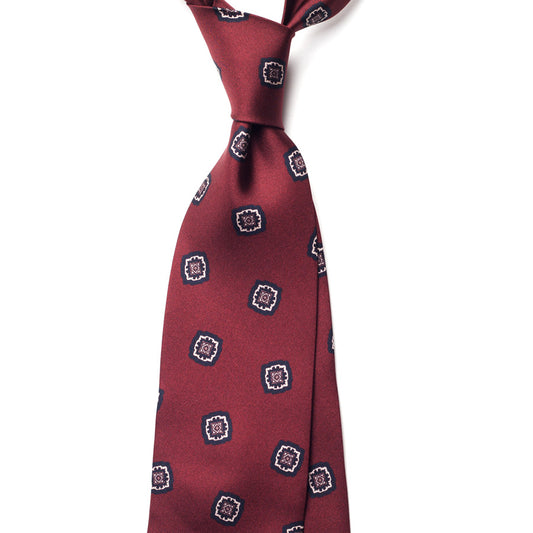 VINTAGE MEDALLION SILK TIE