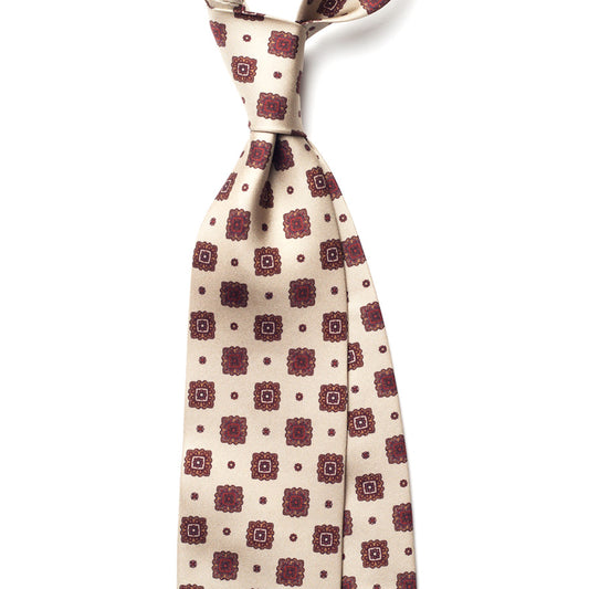 VINTAGE MEDALLION SILK TIE
