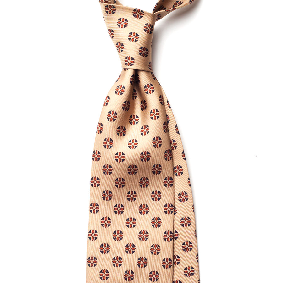 VINTAGE MEDALLION SILK TIE
