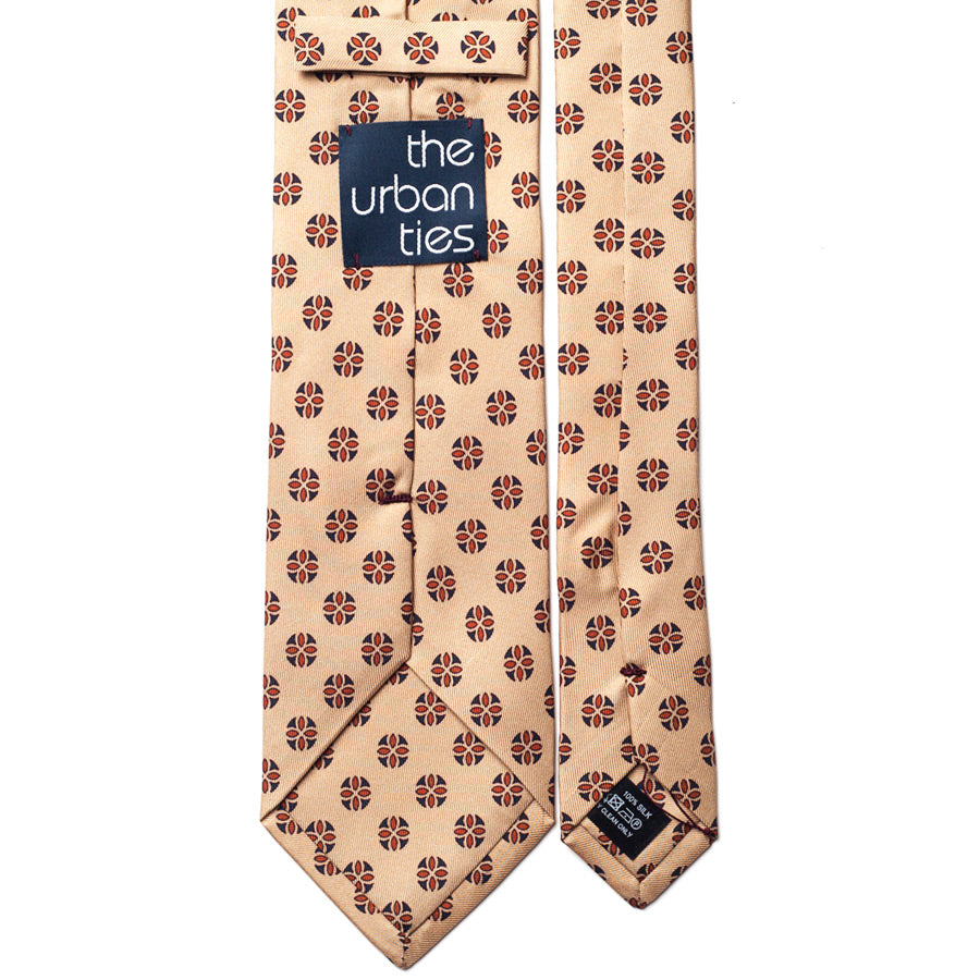 VINTAGE MEDALLION SILK TIE