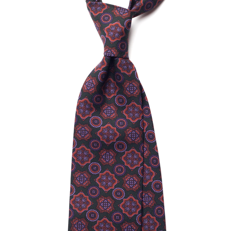 VINTAGE MEDALLION SILK TIE